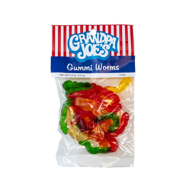 Grandpa Joe's Gummi Worms Grandpa Joes Candy Candy, Chocolate & Gum