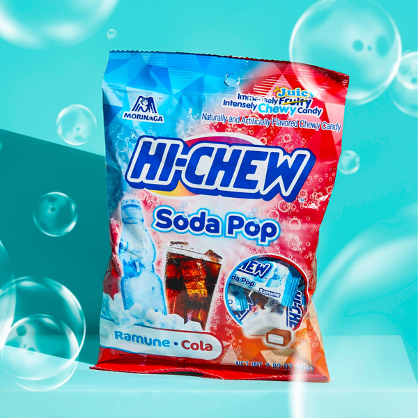 Hi-Chew Soda Pop Mix Bag Cola and Ramune Flavored Candy Grandpa Joes Candy Candy, Chocolate & Gum