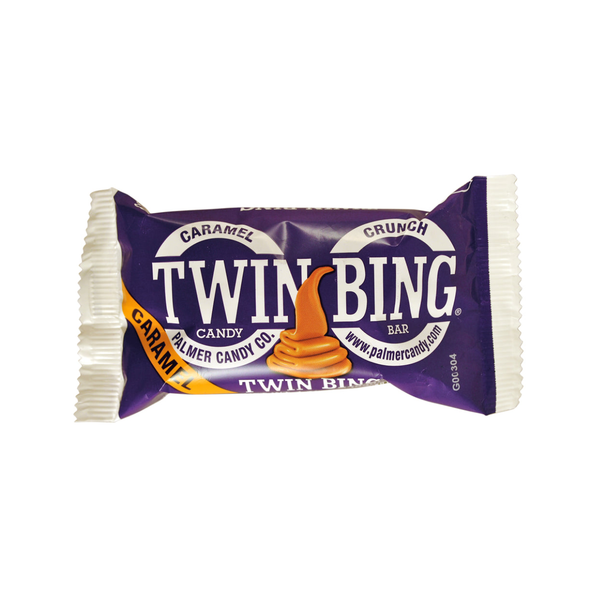 Twin Bing Bar Caramel Crunch Candy Grandpa Joes Candy Candy, Chocolate & Gum