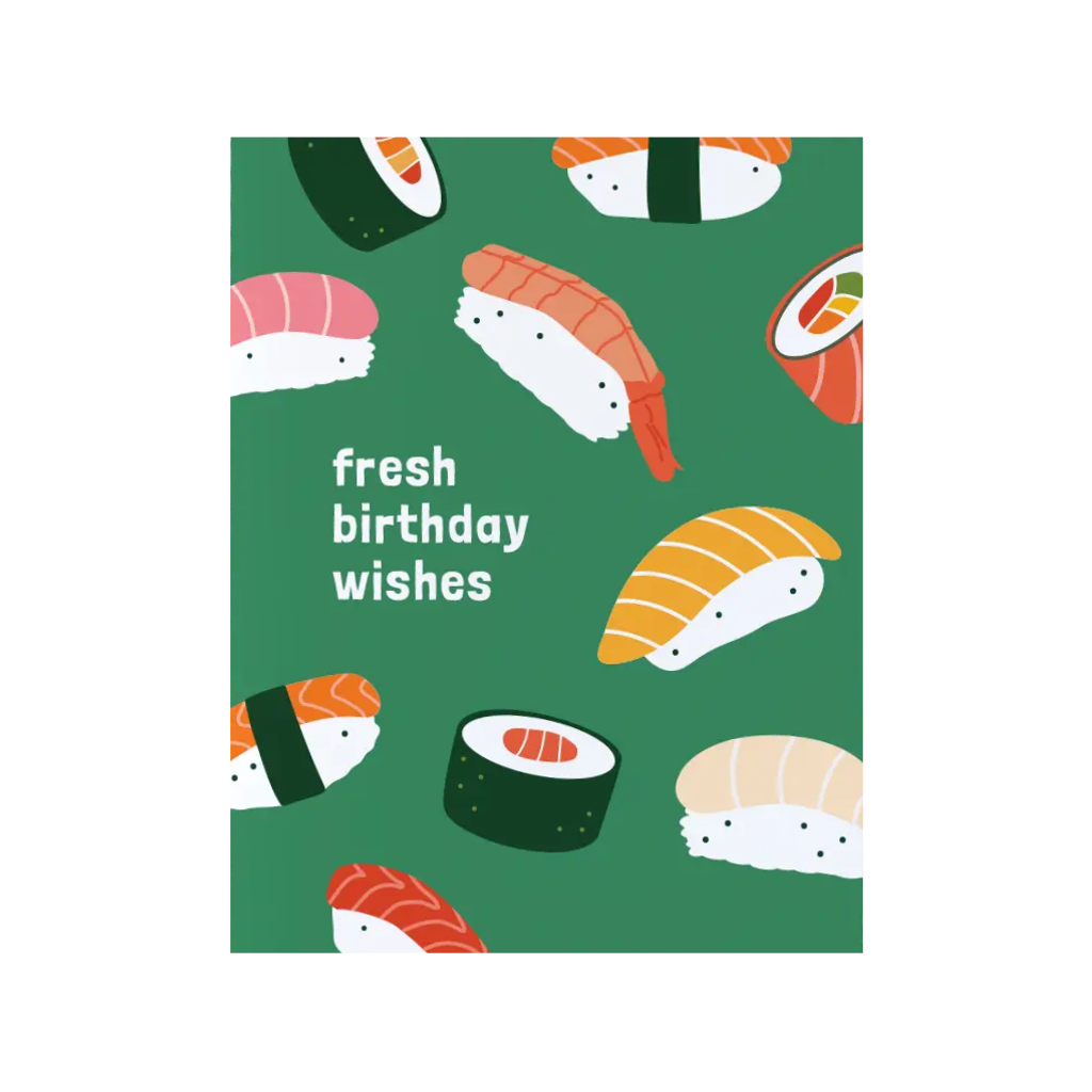 Fresh Sushi Birthday Wishes Birthday Card Graphic Anthology Cards - Birthday