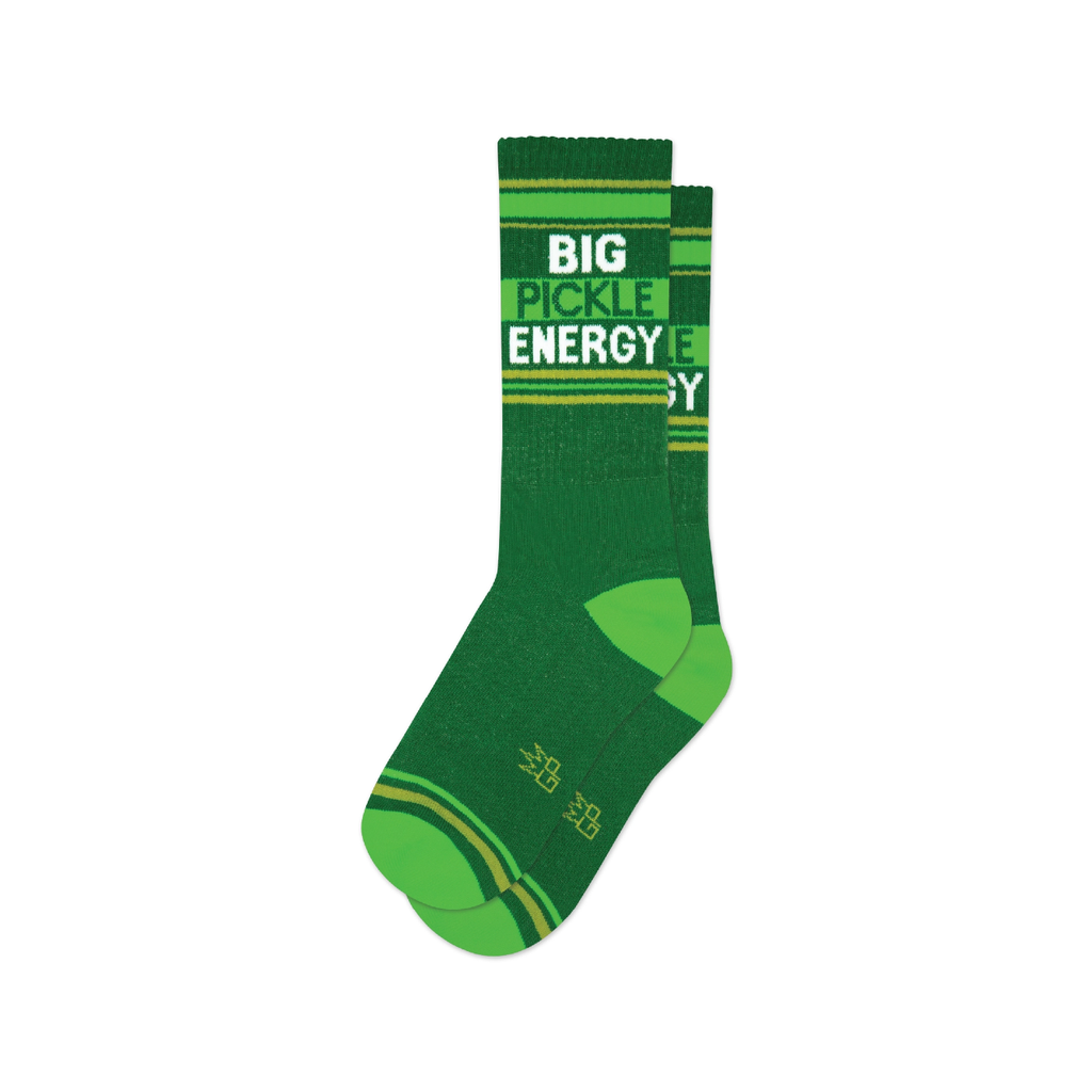 Big Pickle Energy Crew Socks - Unisex Gumball Poodle Apparel & Accessories - Socks - Adult - Unisex