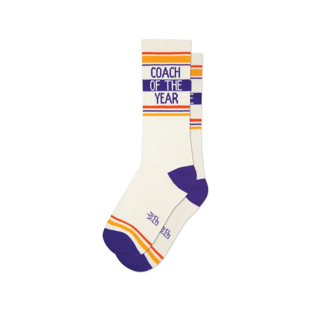 Coach Of The Year Crew Socks - Unisex Gumball Poodle Apparel & Accessories - Socks - Adult - Unisex