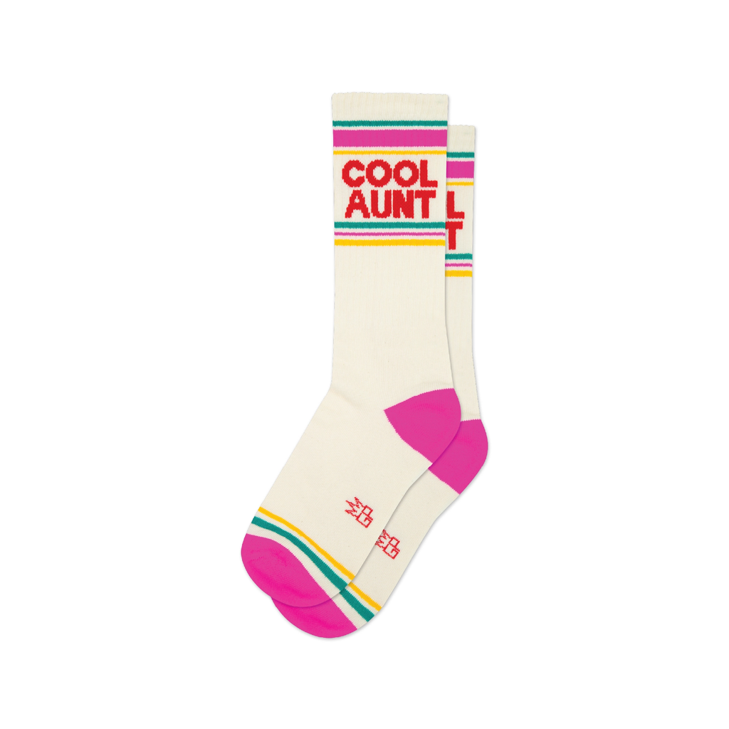 Cool Aunt Crew Socks - Unisex Gumball Poodle Apparel & Accessories - Socks - Adult - Unisex