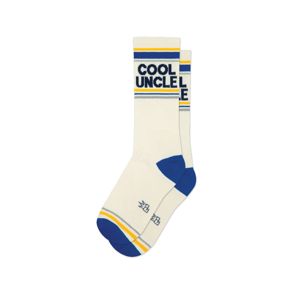 Cool Uncle Crew Socks - Unisex Gumball Poodle Apparel & Accessories - Socks - Adult - Unisex