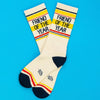Friend Of The Year Crew Socks - Unisex Gumball Poodle Apparel & Accessories - Socks - Adult - Unisex