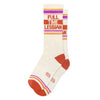 Full Time Lesbian Crew Socks - Unisex Gumball Poodle Apparel & Accessories - Socks - Adult - Unisex