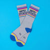 Happily Divorced Crew Socks - Unisex Gumball Poodle Apparel & Accessories - Socks - Adult - Unisex
