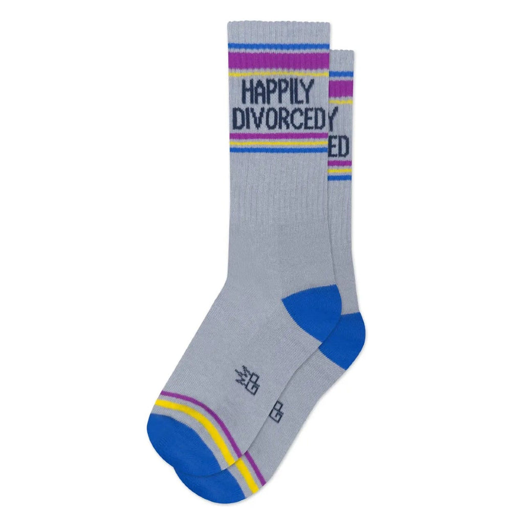 Happily Divorced Crew Socks - Unisex Gumball Poodle Apparel & Accessories - Socks - Adult - Unisex