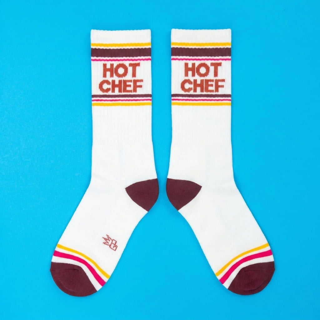 Hot Chef Crew Socks - Unisex Gumball Poodle Apparel & Accessories - Socks - Adult - Unisex