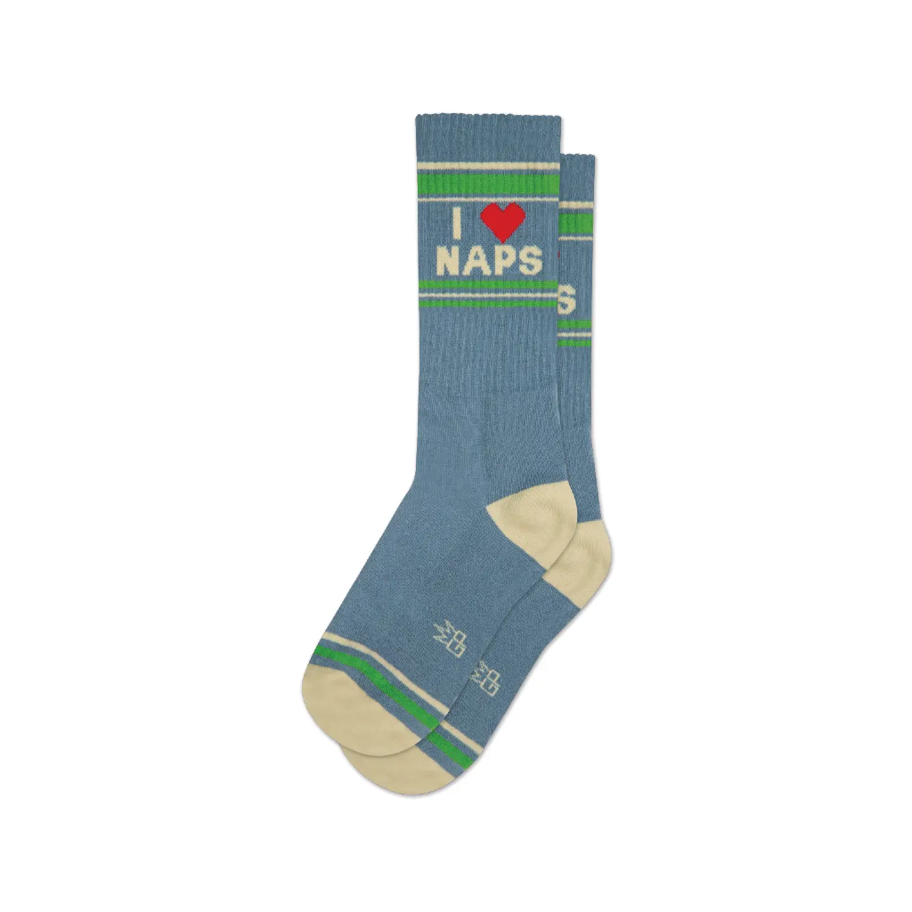 I Heart Naps Unisex Crew Socks Gumball Poodle Apparel & Accessories - Socks - Adult - Unisex