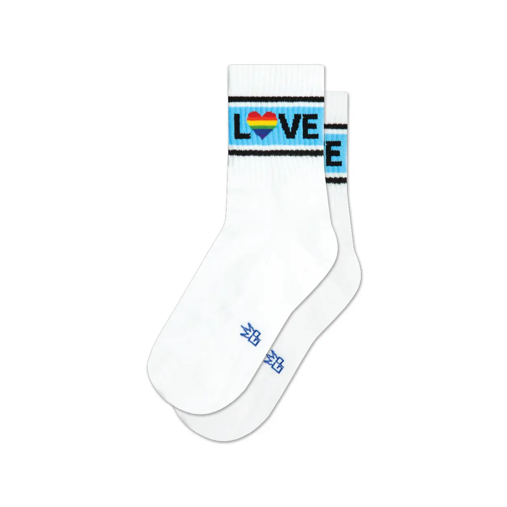 Love Low Rise Unisex Crew Socks Gumball Poodle Apparel & Accessories - Socks - Adult - Unisex