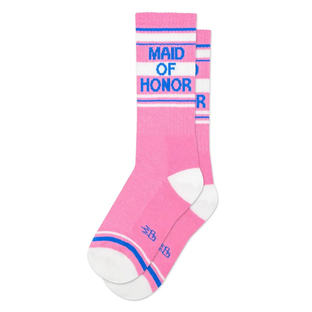 Maid Of Honor Crew Socks - Unisex Gumball Poodle Apparel & Accessories - Socks - Adult - Unisex