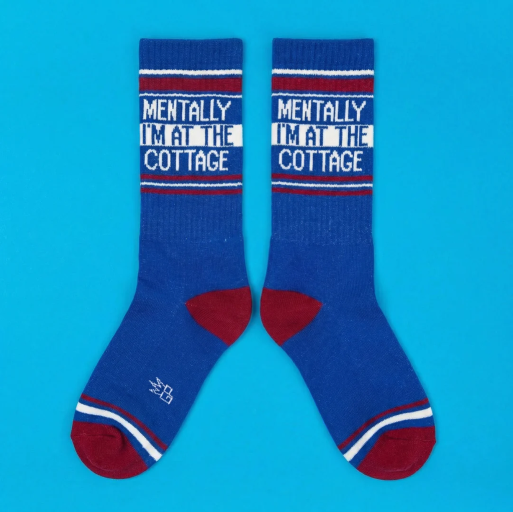 Mentally I'm At The Cottage
Gym Socks - Unisex Gumball Poodle Apparel & Accessories - Socks - Adult - Unisex