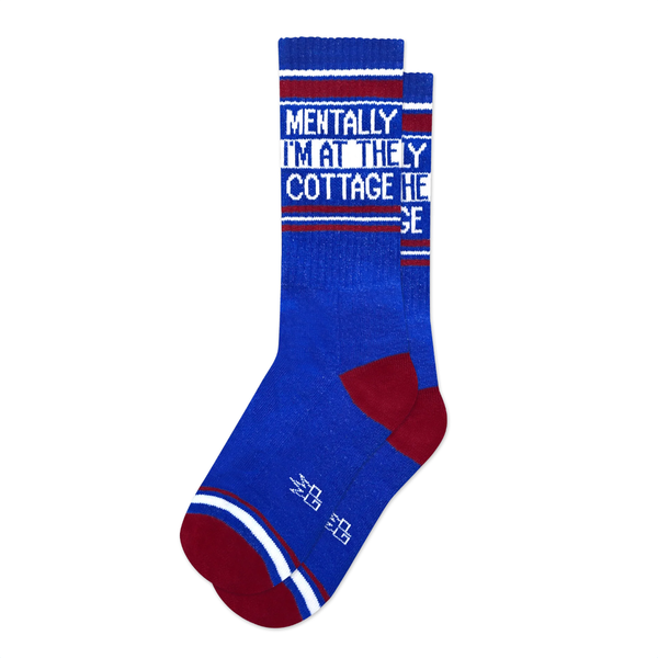 Mentally I'm At The Cottage
Gym Socks - Unisex Gumball Poodle Apparel & Accessories - Socks - Adult - Unisex