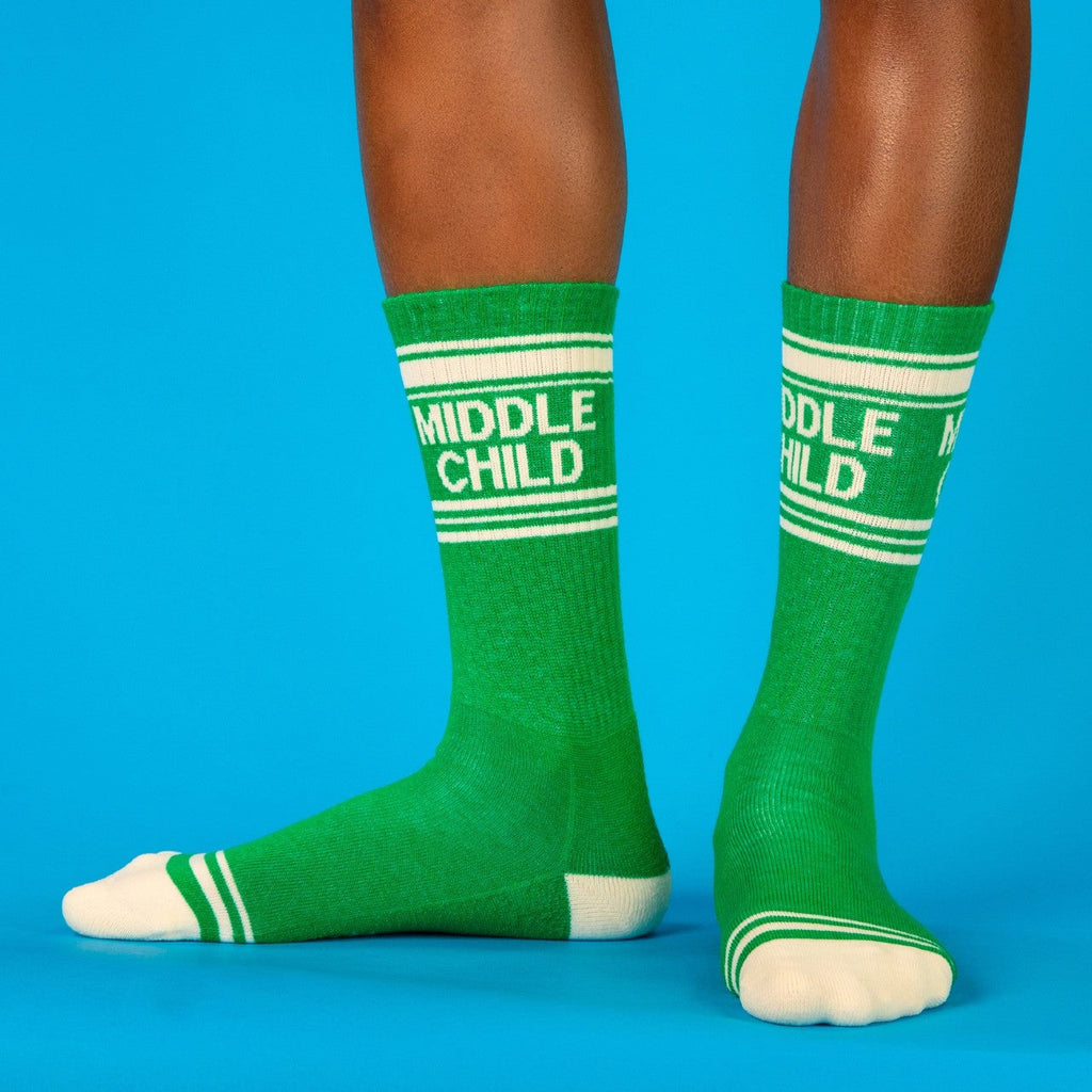 Middle Child Crew Socks - Unisex Gumball Poodle Apparel & Accessories - Socks - Adult - Unisex