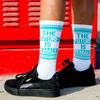 The Future Is Female Crew Socks - Unisex Gumball Poodle Apparel & Accessories - Socks - Adult - Unisex