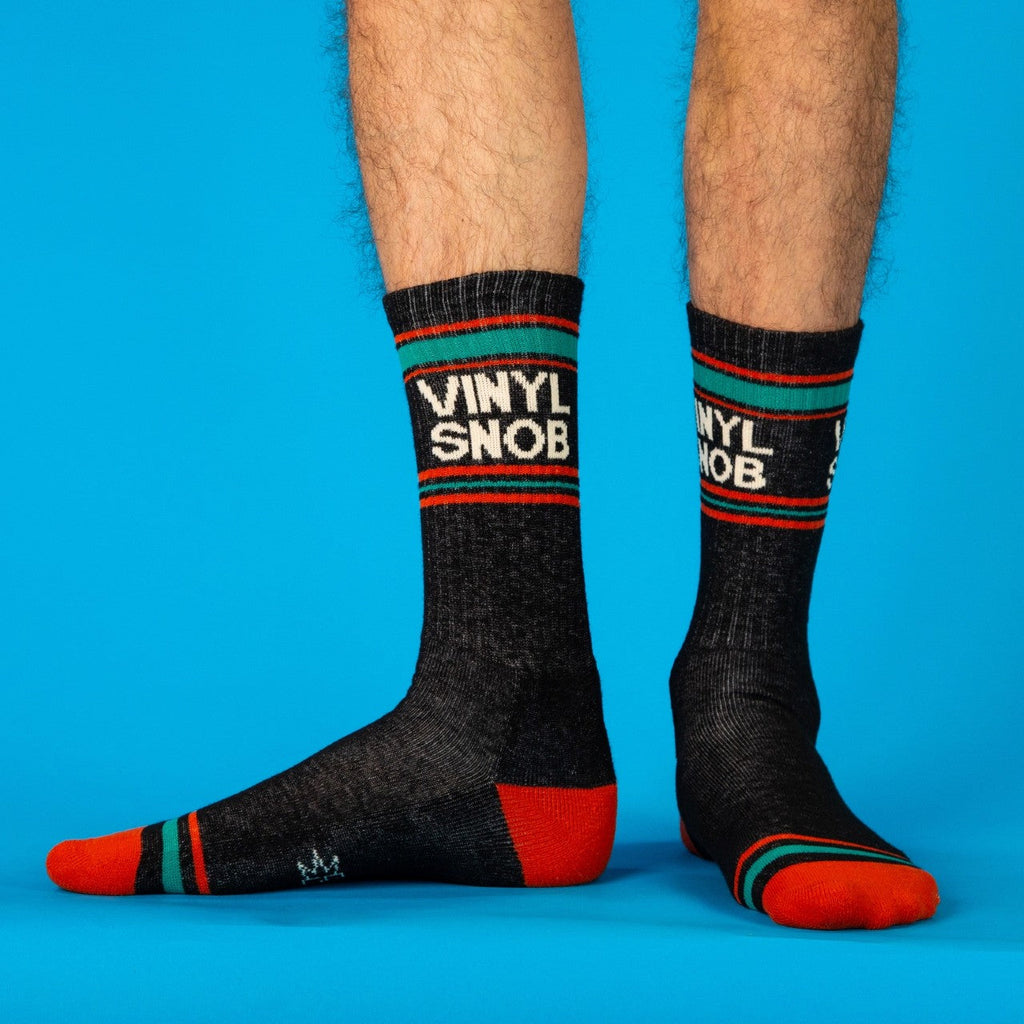 Vinyl Snob Crew Socks - Unisex Gumball Poodle Apparel & Accessories - Socks - Adult - Unisex