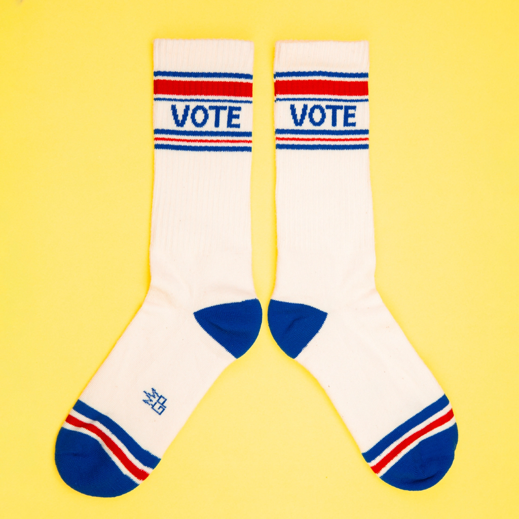 Vote Crew Socks - Unisex Gumball Poodle Apparel & Accessories - Socks - Adult - Unisex