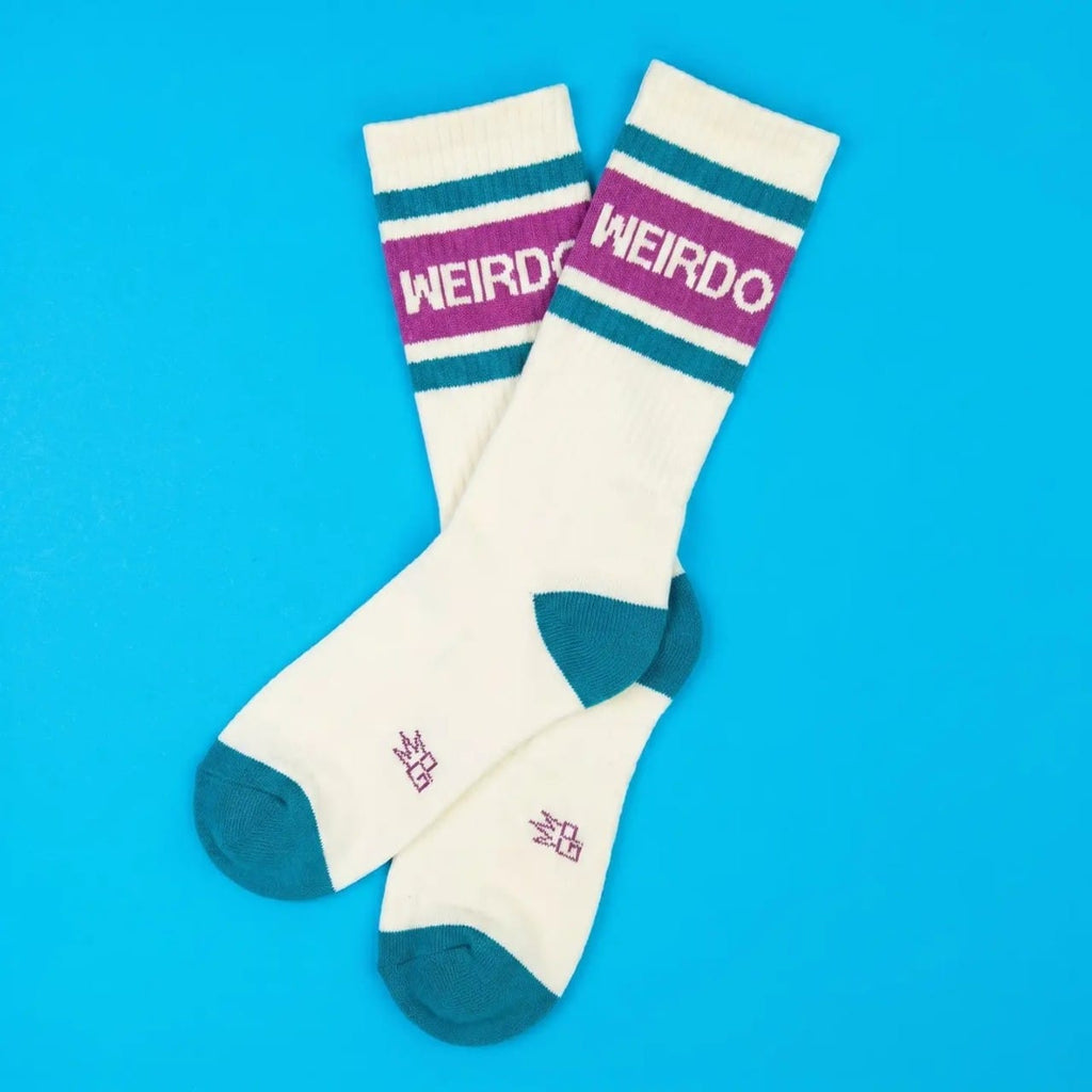 Weirdo Crew Socks - Unisex Gumball Poodle Apparel & Accessories - Socks - Adult - Unisex