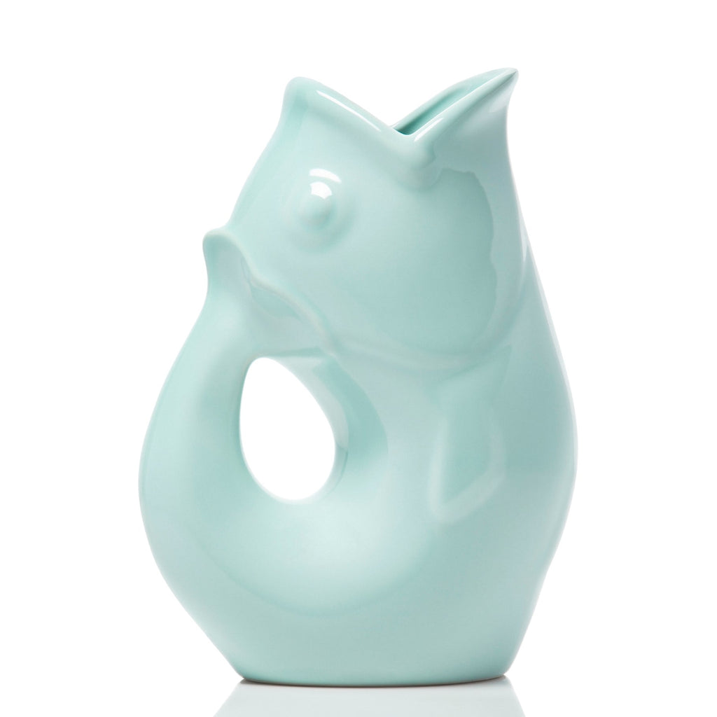 BLUE Large GurglePot Gurgling Fish Water Pitcher GurglePot Home - Garden - Vases & Planters