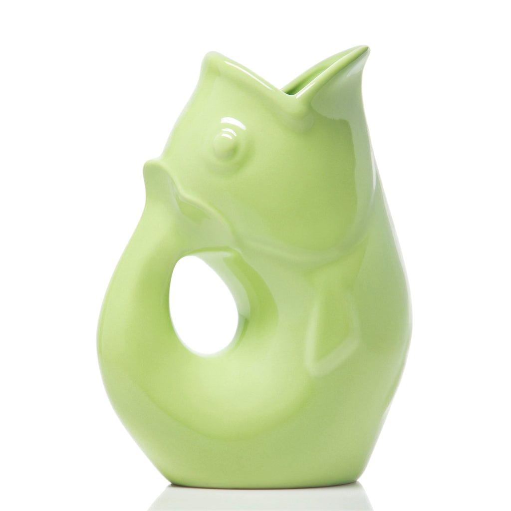 Green Mini Small GurglePot Gurgling Fish Water Pitcher GurglePot Home - Garden - Vases & Planters