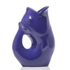 Indigo Mini Small GurglePot Gurgling Fish Water Pitcher GurglePot Home - Garden - Vases & Planters