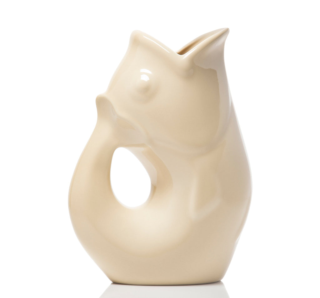 OATMEAL Large GurglePot Gurgling Fish Water Pitcher GurglePot Home - Garden - Vases & Planters