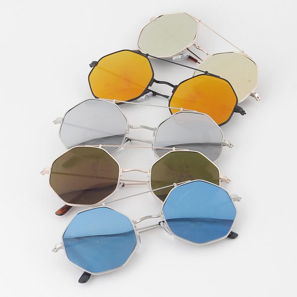 Geometric Aviator Sunglasses - Adult H&D Axxessories Apparel & Accessories - Summer - Sunglasses