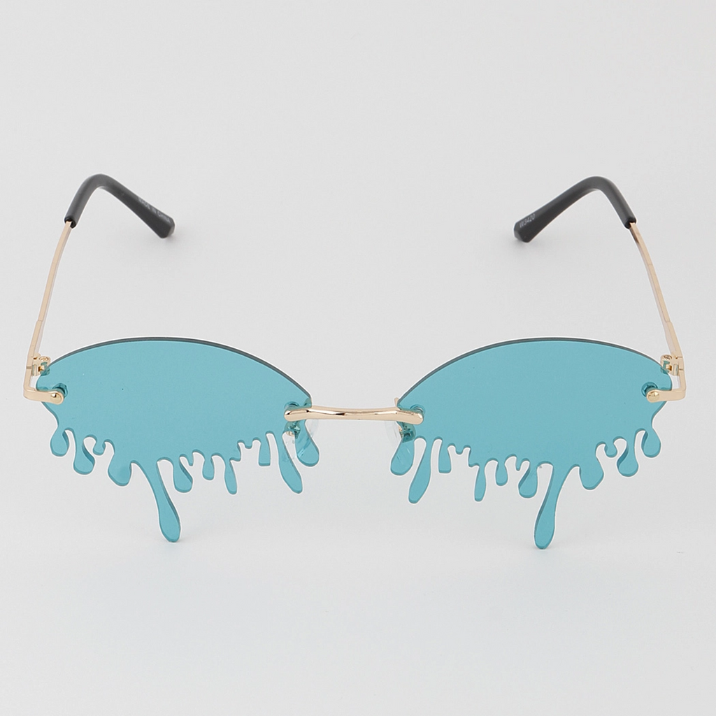 Retro Dripping Paint Oval Sunglasses - Adult H&D Axxessories Apparel & Accessories - Summer - Sunglasses