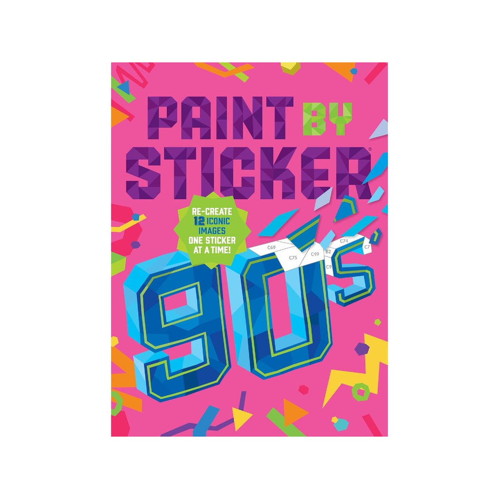90's Paint By Sticker Book Hachette Books