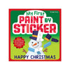 Happy Christmas My First Paint By Sticker Book Hachette Books