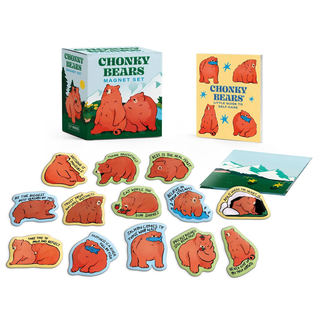 Chonky Bears Magnet Set Hachette Home - Magnets