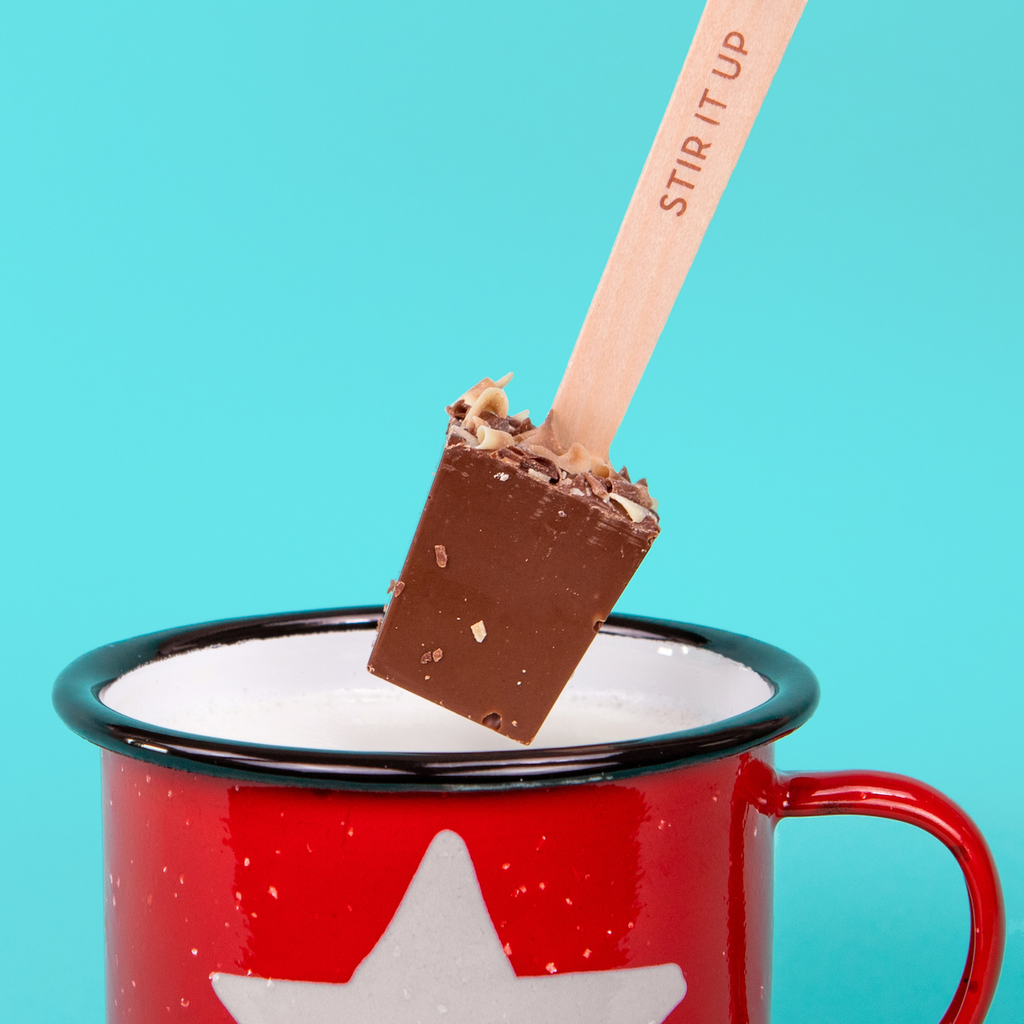 Salted Caramel Chocolate Dunking Spoon Hammond's Candies Candy, Chocolate & Gum - Holiday