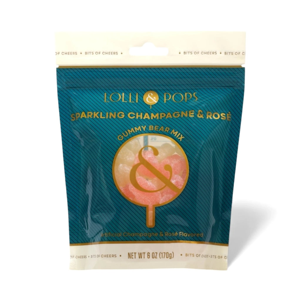 L&P Sparkling Champagne & Rose Gummy Bears Bag Hammonds Candies Candy, Chocolate & Gum