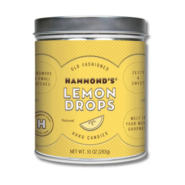 Natural Lemon Drop Tin Candy Hammonds Candies Candy, Chocolate & Gum