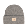 Light Melange Gray C.C Beanie Ribbed Winter Hat - Kids Hana Apparel & Accessories - Winter - Adult - Hats