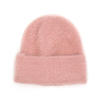 Pink Fuzzy Solid Beanie Winter Hat - Womens Hana Apparel & Accessories - Winter - Adult - Hats