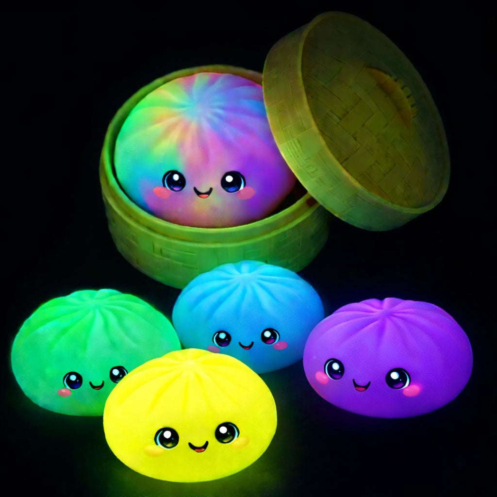 Mystery Glow In The Dark Squishy Dumpling Toy Handee Products Toys & Games
