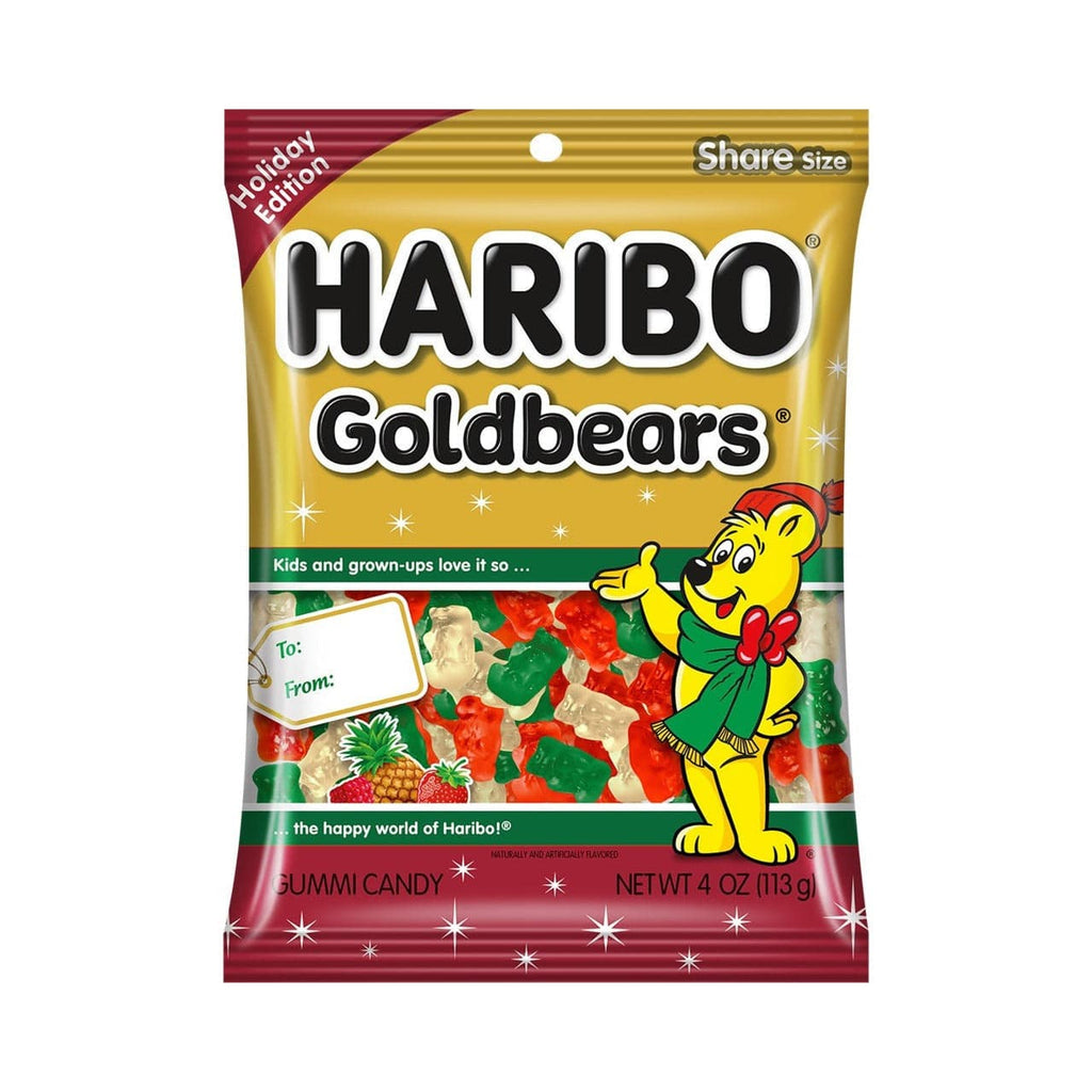Haribo Holiday Edition Goldbears Gummi Candy Haribo Candy, Chocolate & Gum - Holiday
