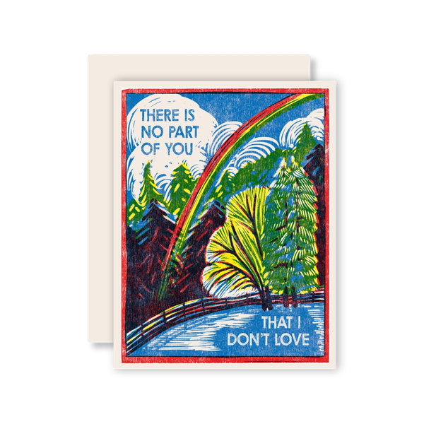 No Part Of You I Don't Love Love Card Heartell Press Cards - Any Occasion