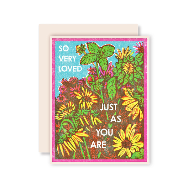 So Very Loved Just As You Are Encouragement Card Heartell Press Cards - Encouragement