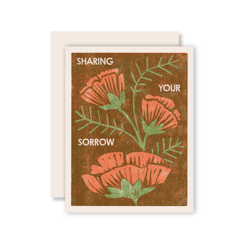 Sharing Your Sorrow Sympathy Card Heartell Press Cards - Sympathy