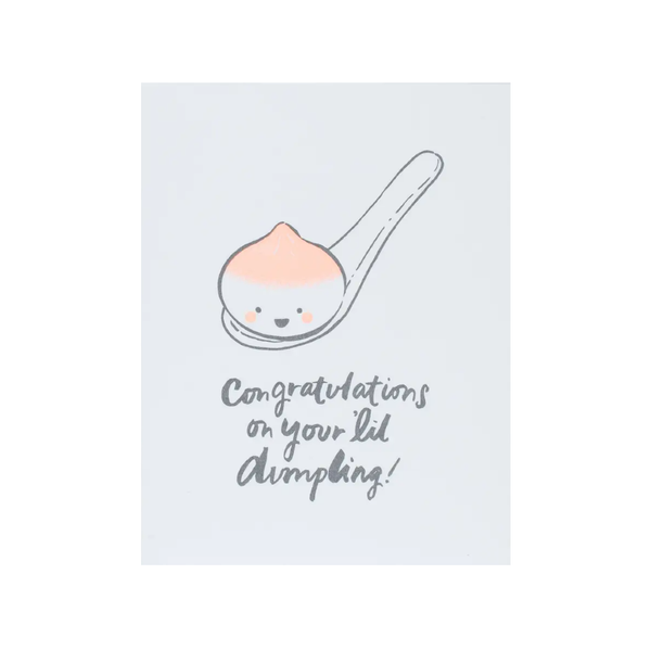 Lil Dumpling Baby Card Hello!Lucky Cards - Baby
