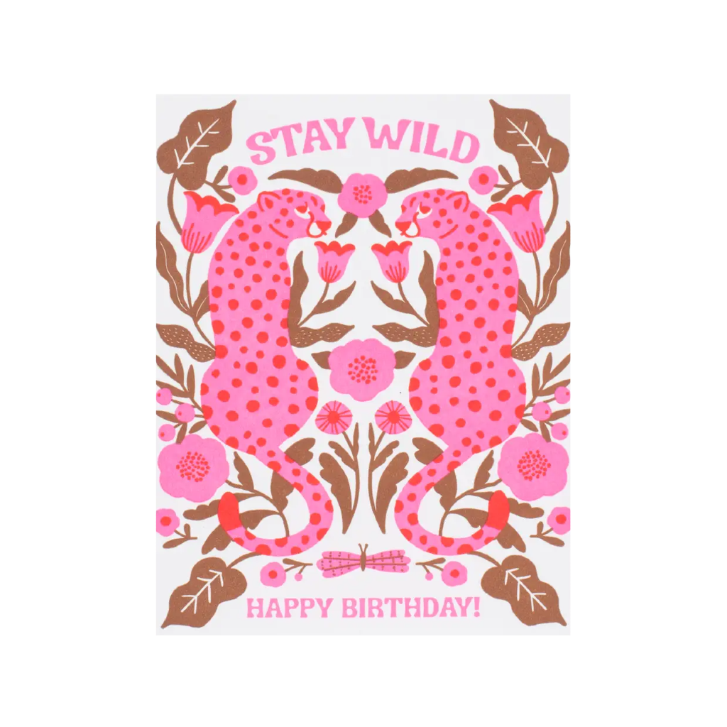 Stay Wild Birthday Card Hello!Lucky Cards - Birthday