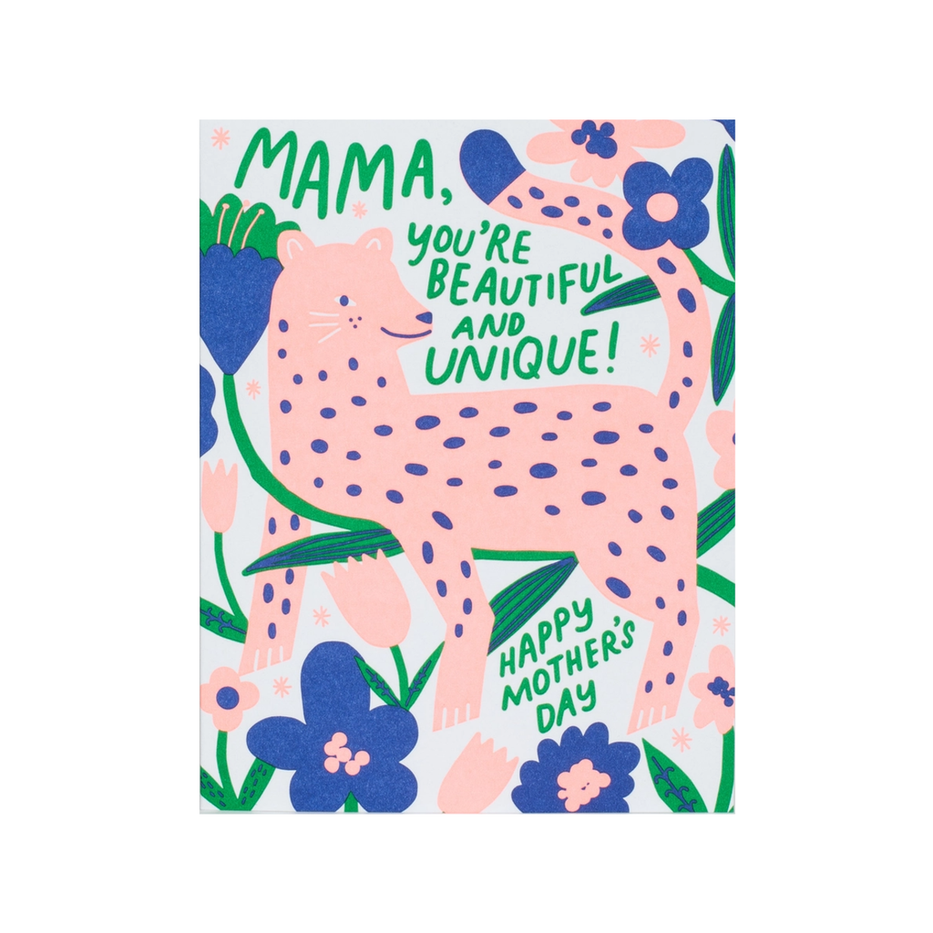 Mama Leopard Mother's Day Card Hello!Lucky Cards - Holiday - Mother's Day