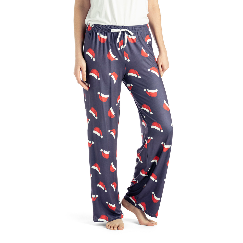 Santa's Nightcap / S/M Holiday Lounge Pants Hello Mello Apparel & Accessories - Clothing - Adult - Sleepwear & Loungewear