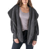 Charcoal Comfort Zone Cardigan Hello Mello Apparel & Accessories - Clothing - Adult - Wraps