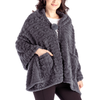 Charcoal The Coziest Blanket Wrap Hello Mello Apparel & Accessories - Clothing - Adult - Wraps