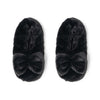 Black / S/M (5-7) Cuddlers Heated Slippers Hello Mello Apparel & Accessories - Socks - Slippers - Adult - Womens