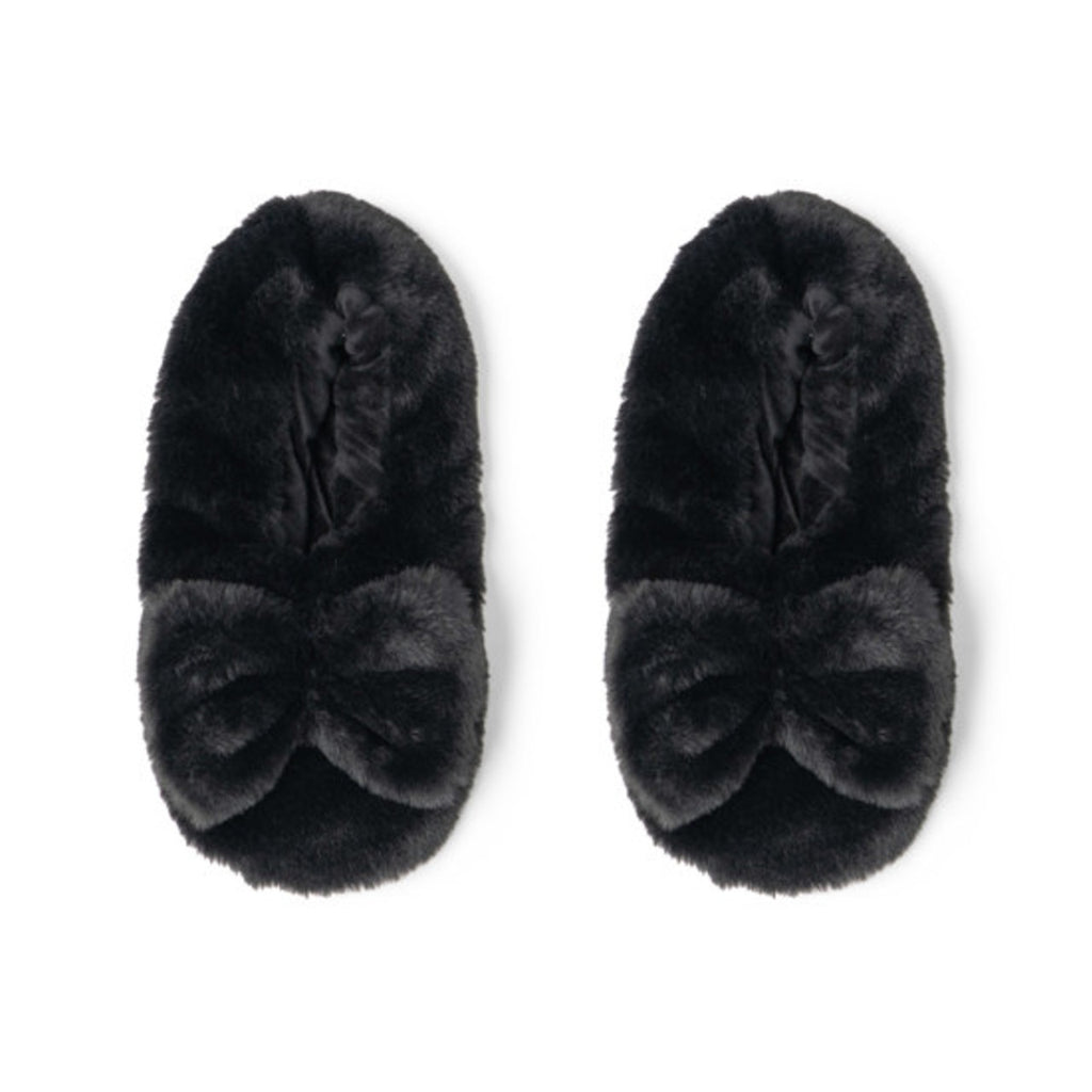 Black / S/M (5-7) Cuddlers Heated Slippers Hello Mello Apparel & Accessories - Socks - Slippers - Adult - Womens